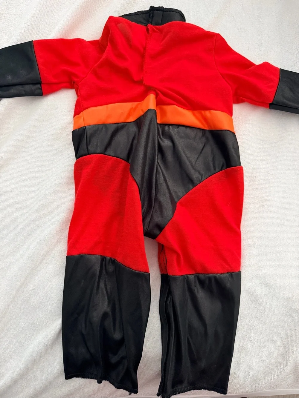 Disney Red, Black and Orange Superhero Kids Jumpsuit